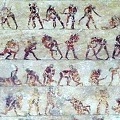 Beni Hassan tomb 15 wrestling detail